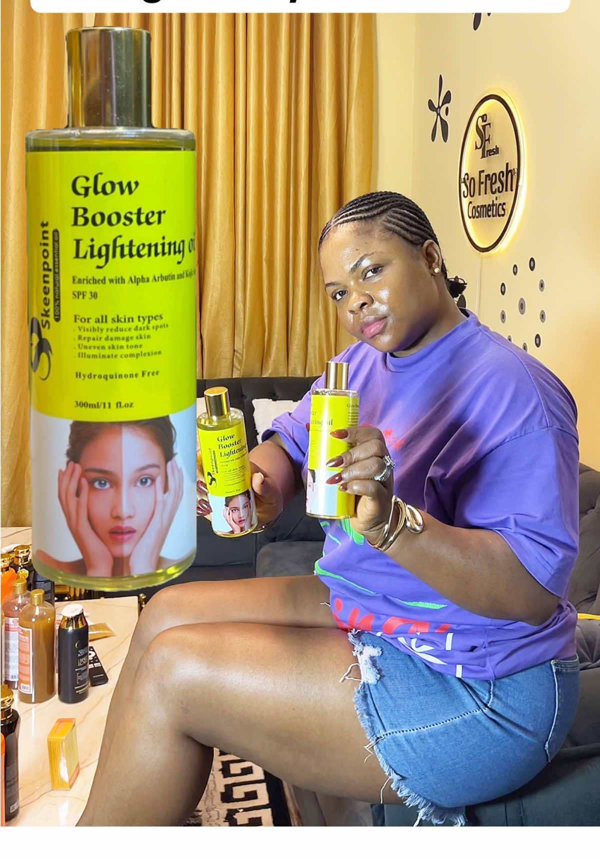 Glow booster oil is a game  changer body oil on ur skin #glowingskin 