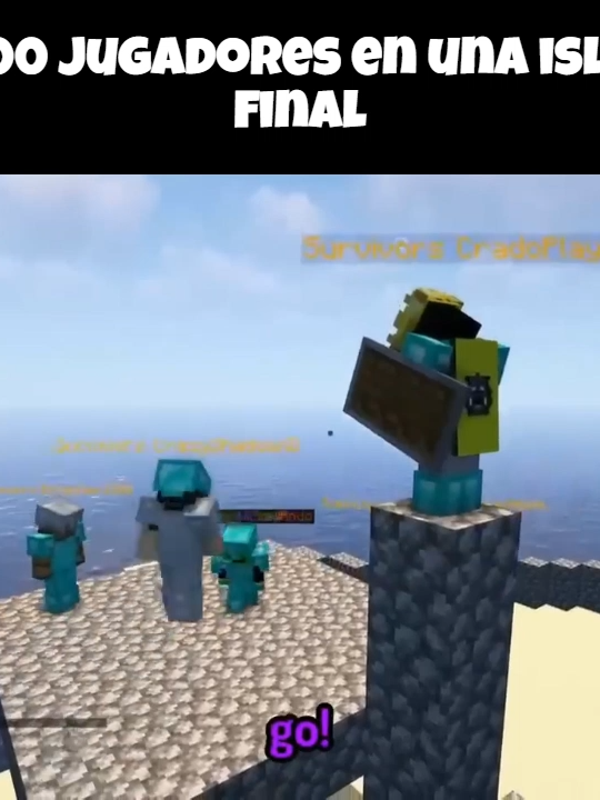 100 jugadores en una isla minecraft final 🎮 ¡Evento de Minecraft Bedrock! si quieres participar en un evento de minecraft bedrock puedes unirte, solo personas serias  acceso: en el link de mi perfil.