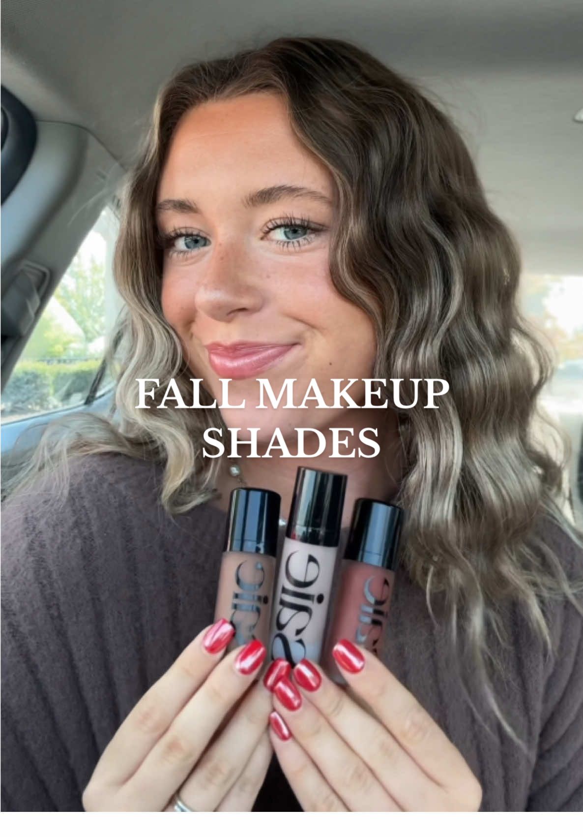 @Saie I’m so obsessed with you!!!✨✨✨ The perfect trio to keep you glowy and bronzed this fall!!! #saie #makeup #carmakeup #grwm #fyp 