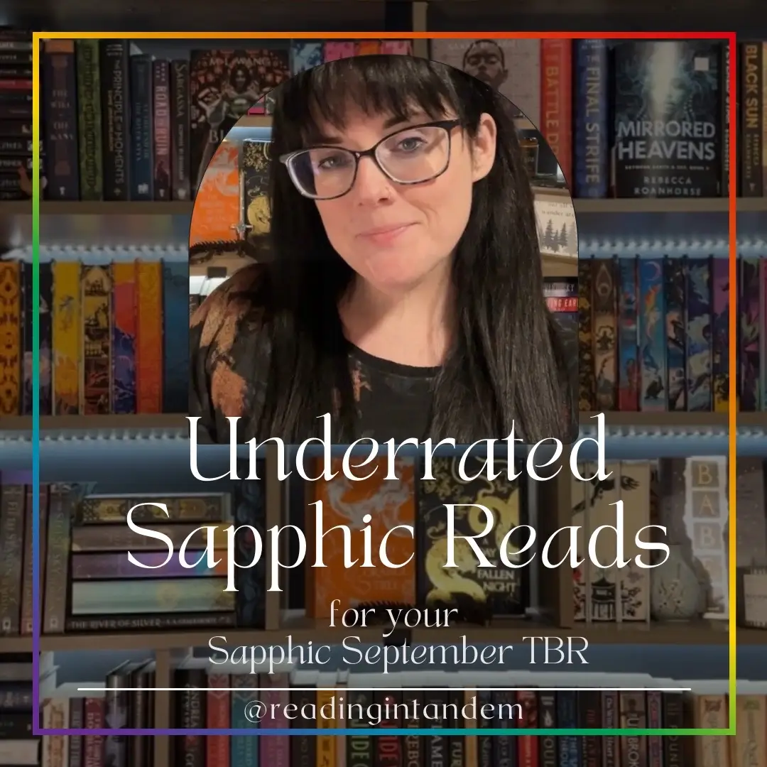 We all know the popular sapphic hits… (and I love them too!!) but here are some hidden gems for your TBR this #SapphicSeptember.  Books Featured: Sargassa by Sophie Burnham Someone You Can Build A Nest In by John Wiswell Small Angels by Lauren Owen  The Once & Future Witches by Alix E. Harrow  The Seep by Chana Porter  Road to Ruin by Hana Lee Hammajang Luck by Makana Yamamoto What is on your Sapphic September TBR?  #booktoker #BookTok #scifibooks #fantasybooks #sapphicbooks #readingintandem 