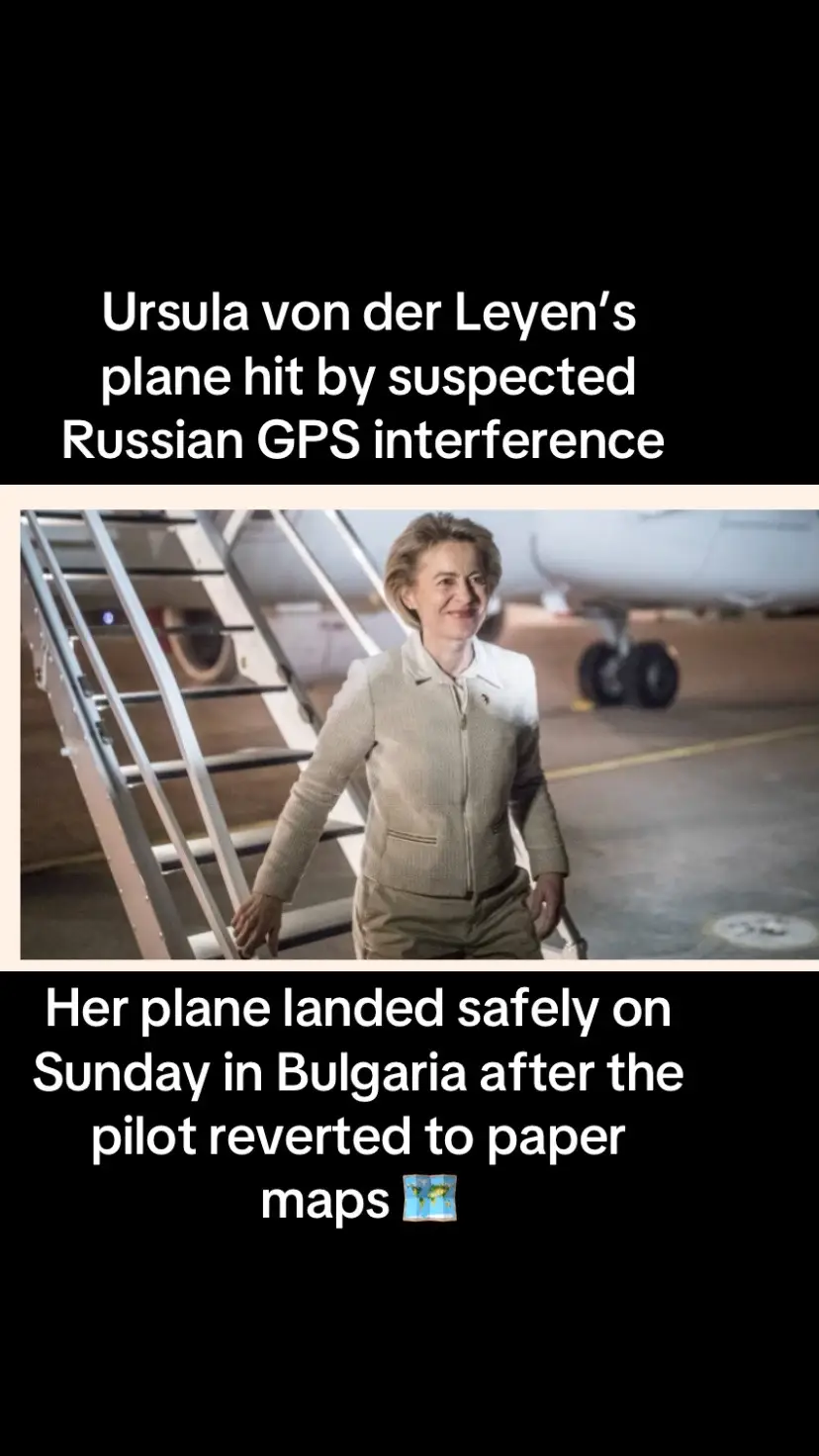 A spokesperson forThe European Commission later confirmed the incident. There was an incident of GPS jamming but thankfully the plane landed safely in Bulgaria. They also said they had received info from the Bulgarian authorities that they suspect that this was due to blatant interference by Russia. They added they were of course aware and used to the threats and intimidation that are a regular component of Russia’s hostile behaviour.  The Kremlin has reacted by saying the information was incorrect. #russia  #bulgaria  #ursula  #fyp  