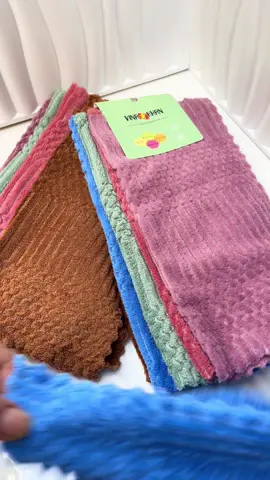 Combo 5 khăn vuông 15K miễn ship #khanbep #khangiadinh 