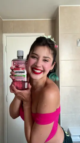 Gente! Prueba el nuevo LISTERINE®️ Sandía & Menta 🍉 limpieza profunda, frescura suave y sin alcohol! Increible 🤩