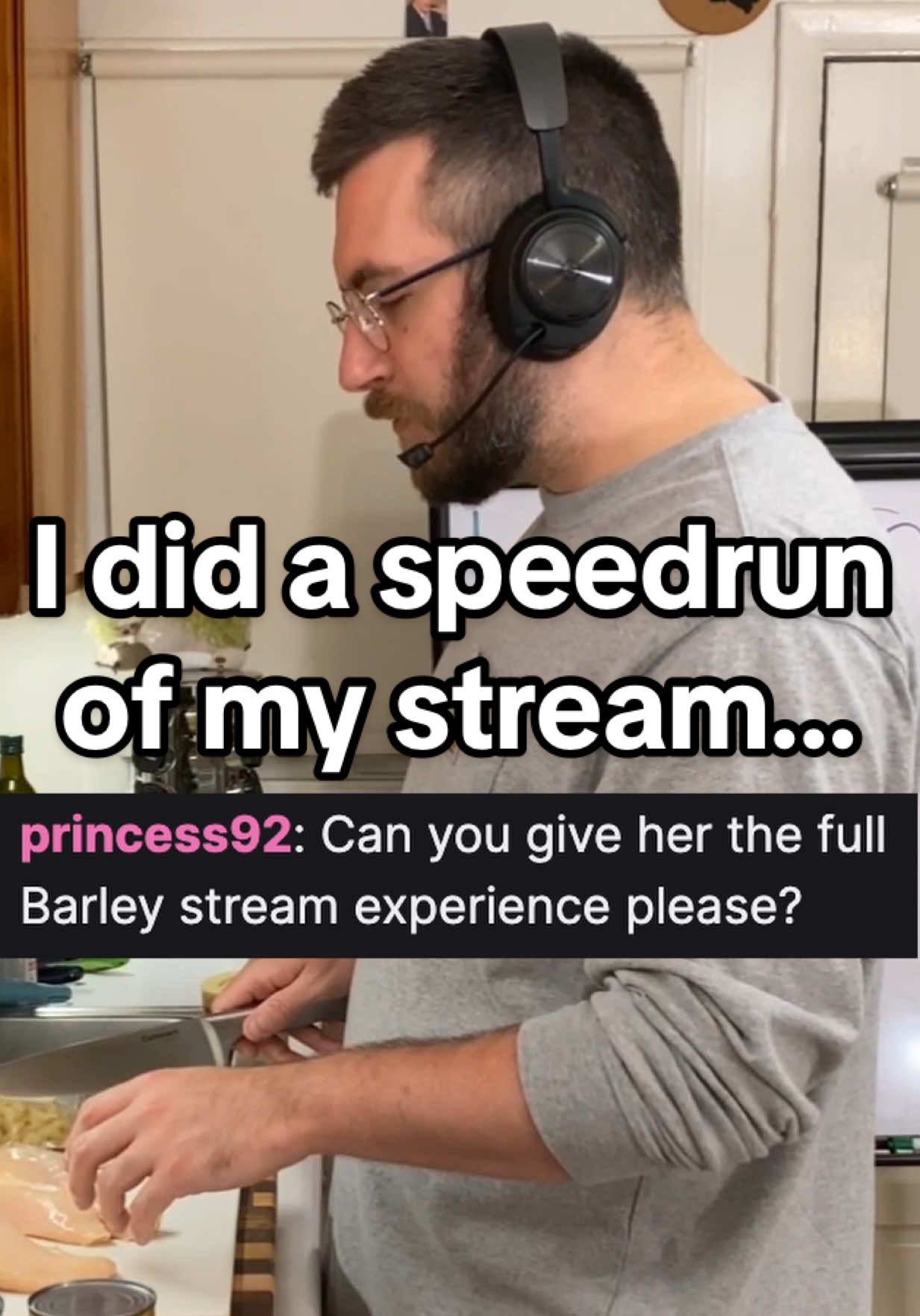 “Can you speedrun your own stream?” 😂 #barleytheburr #furry #twitch #funny #twitchclips 
