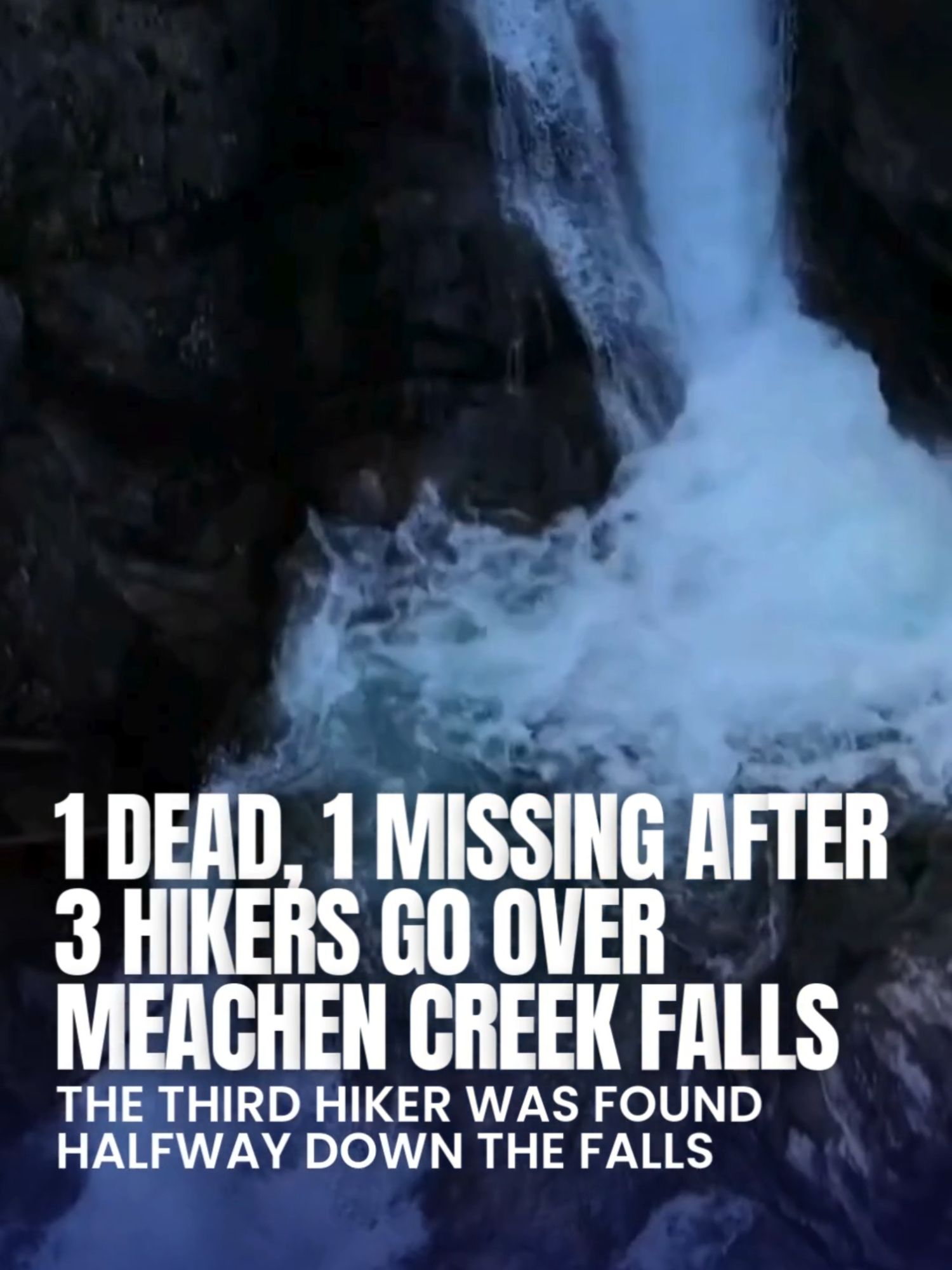 One person is dead and another is still missing after three hikers went over Meachen Creek Falls near Kimberley on Monday. RCMP responded to a GPS SOS signal and found one hiker partway down the falls. A woman was found deceased, and crews are still searching for the third person with support from drones, police dogs, and helicopters. All three hikers were visiting from out of town. #KimberleyBC #meachencreekfalls #bcnews #SearchAndRescue #HikingSafety #breakingnews #hikernews #rcmp #newstoday