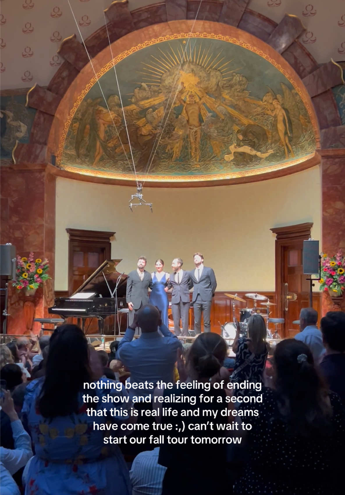 from our sold out show at Wigmore Hall in London a few months ago 💛