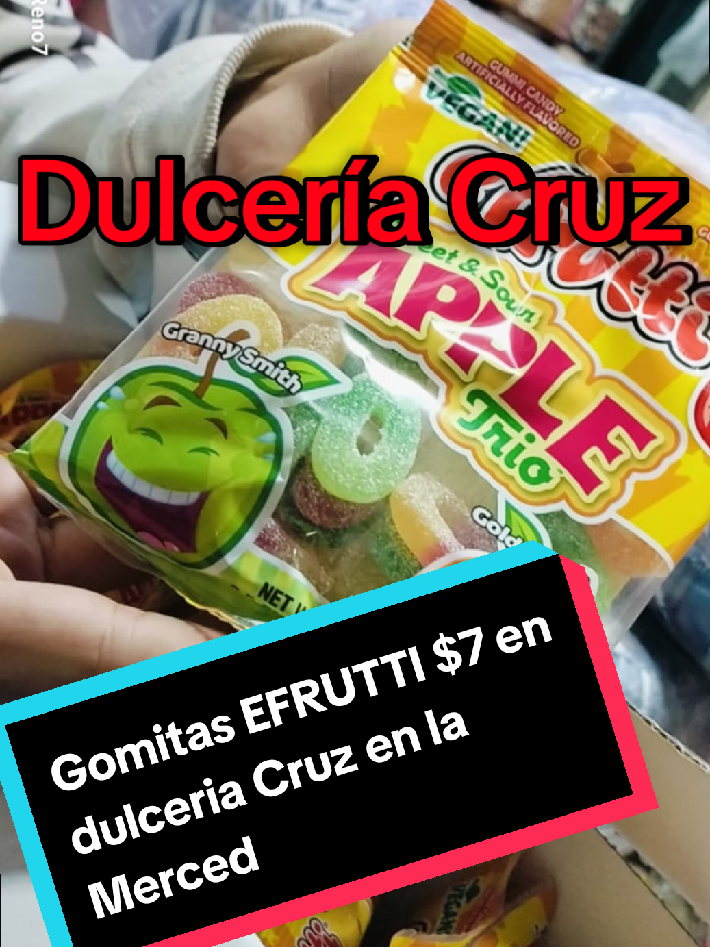 Gomitas veganas EFRUTTI 🍎🍏🌱 A SOLOOO $7 DE MAYOREO #lamerced #mercadodelosdulces #dulces #cdmx #gomitas 