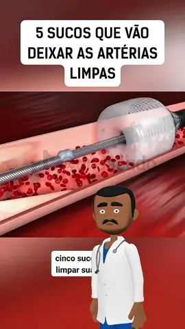 5 sucos que vai limpar suas artérias; #dr #professor #sucos #ajuda #arteria 