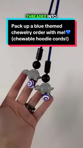 HI FRIEND!!! 💙 I hope you are doing okay today!!! I had a less then fun doctors visit earlier today for my Ongoing Health Stuff, but I’m doing ok other than that! Miranda and I packed up a lot of orders today :D  🖤This was an order with some chewable hoodie strings in it that I packed up recently >:D I always like seeing when you guys are excited, it makes me happy!  ✨🖤 FAQ About Chewelry! 🖤We use BPA-free, phthalate-free, heavy metal free, third party tested, food-grade silicone beads to craft every chew!🖤  🟢 Why use chewelry? Chewelry can be used for: 🖤stimming & self-regulation (especially popular in autistic, ADHD, and neurodivergent communities!) 🖤redirecting nail/cheek/lip biting 🖤general chewing urges I personally live with autism, ADHD, anxiety, bipolar, and PTSD - and for me, chewelry has been an amazing tool for self-regulation. 🦇 🖤 Many people - especially sensory seekers & neurodivergent folks - have strong chewing habits. Chewelry offers a safe, durable outlet for those needs. 🖤 🟢 Where can I get it? 👉 Borderlinepunkdesign.com 👈 🟢 Cleaning & Care 🖤Wash frequently with soap and warm water. 🖤Always check your chew for wear and tear, replace at the first sign of damage. 🖤Use moderation when necessary.  🦇 Not a medical device, just sensory support. :D 🦇 Okie dokie my dudes, drink some water, be kind to your brains, I SHALL SEE YOU LATEEEERRRR 🖤🖤🖤🖤#stimmingpositivity #fidget #chewelry 