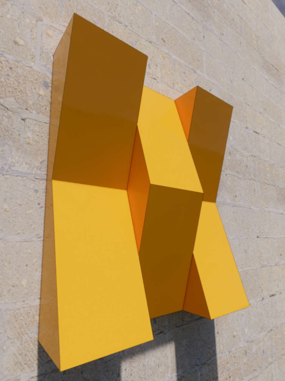 ✨ O ACM 3D traz modernidade e sofisticação para fachadas e projetos especiais. Com volumetria e efeitos geométricos, ele transforma superfícies planas em obras de destaque, unindo design, resistência e elegância em cada detalhe. #aluminiumcompositepanel #acp #acm #comunicacaovisual #acm3d 