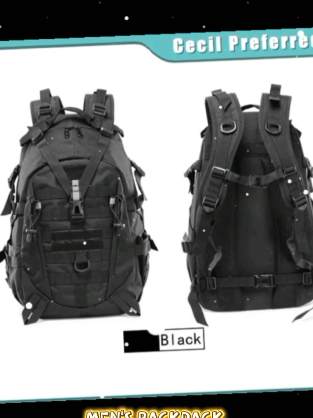 Men's Backpack, travel  Backpack,Sports outdoor Tactical Backpack  #mensbackpack #tacticalbackpack #travelbacpack #foryoupage #fyp 