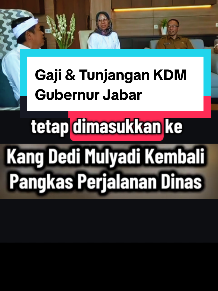 Kang Dedi Mulyadi kembali pangkas perjalanan dinasnya, terkait gaji dan tunjangan beliau sebagai gubernur provinsi jawa barat. sc. : kdm yt channel #kdm #tunjangan #gaji #dedimulyadi #kangdedimulyadi 