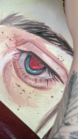 havent used gouache in so long i forgot how fun it is to use omg #gouachepainting #elliewilliams #tlou #thelastofus #meeden 