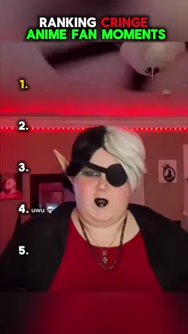Ranking Cringe Anime Fan Moments 😹💀 #ranking #cringe #anime #funny #viral 