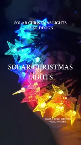 Star design solar Christmas lights waterproof garden lights #gardenlightswaterproof #solarchristmaslights #solarchristmasgardenlights #christmasitems