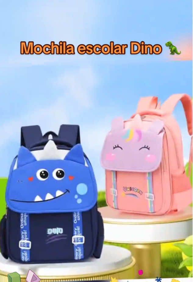 Mochila infantil 🦖  Link nos comentários ➡️ #infantil #escolar #modainfantil 