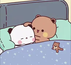 Ngoan ngủ ngon nhé có Dudu bên cạnh rồi