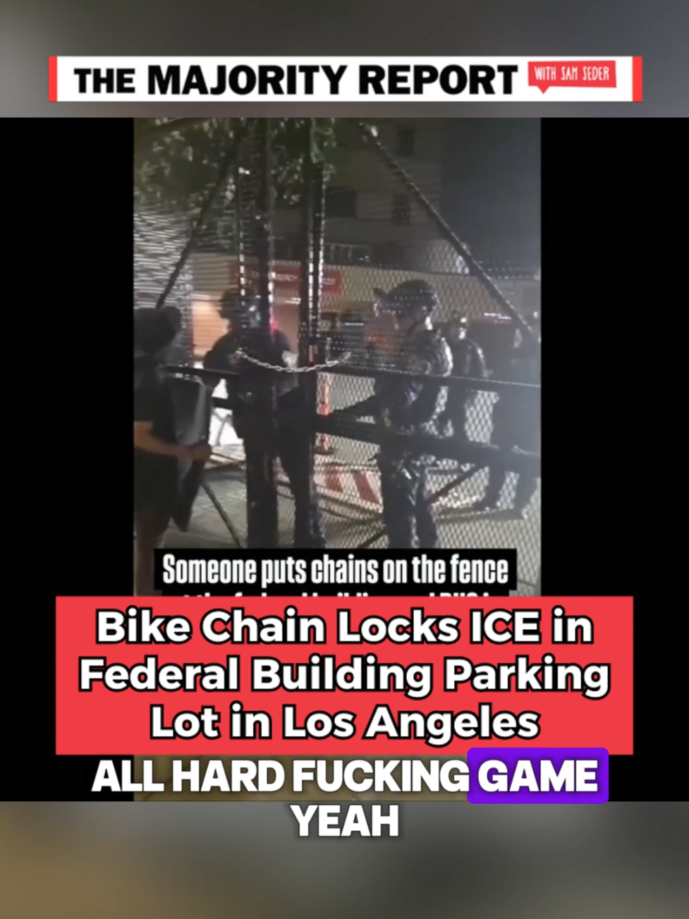 Whoopsie! How did that bike chain get there?!