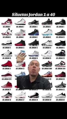 Todas las Jordan 1 a 40 #jordan #sneakers 