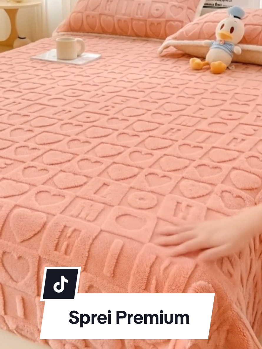 Sprei Tebal Anti Geser Sprei Motif Love Timbul Bahan Bludru Halus Lembut Kualitas Premium #sprei #spreikasur #spreipremium #dekorasikamar #homedecor 