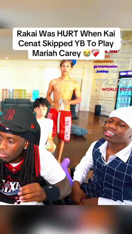 Rakai Was HURT When Kai Cenat Skipped YB To Play Mariah Carey 😭❤️‍🩹 #kaicenat #mafiathon3 #viral #fyp #teamwork