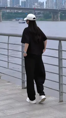 Set bộ quần dài áo cộc nam nữ phong cách thể thao đường phố #xuhuong #fyp #leofashion #aococtay 