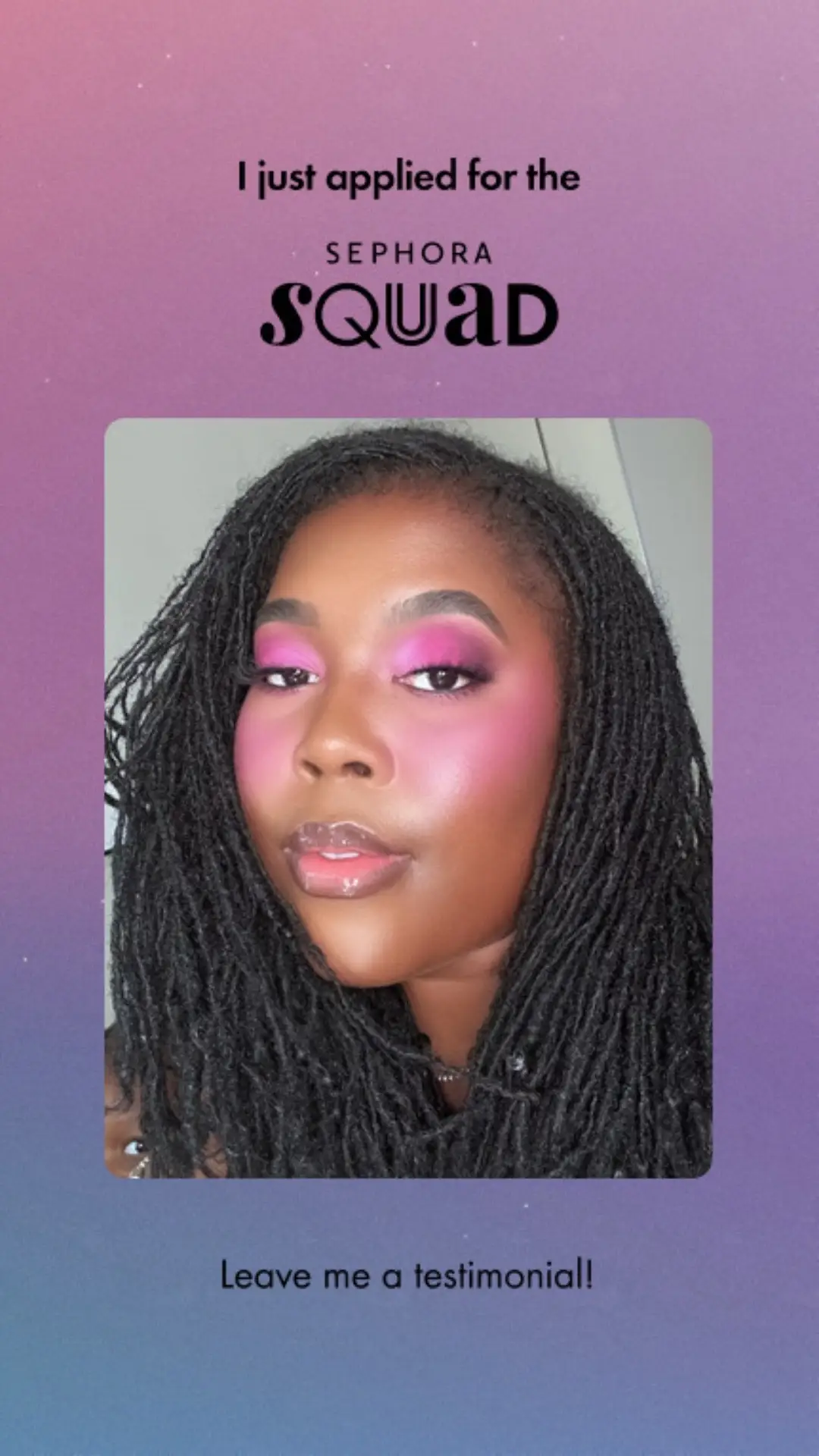 THIS IS NOT A DRILL BROWNIES!  L!nK is in my bio!  Y’all already know I stand on big business when it comes to dark skin women making sure WOC women are seen and prioritized in beauty. That’s the same voice I WILL carry into Sephora Squad. Leaving me a testimony, will amplifies the voice of brownies everywhere and give us a platform so the industry can’t ignore us.  This isn’t just about me — it’s about all of us taking up space! Even if you don’t know me or know my content sharing that our representation makes us more than enough for me!  #blackgirltiktok #darkskinmakeup #blackwomenoftiktok #sephorasquad #blackgirlmakeup 