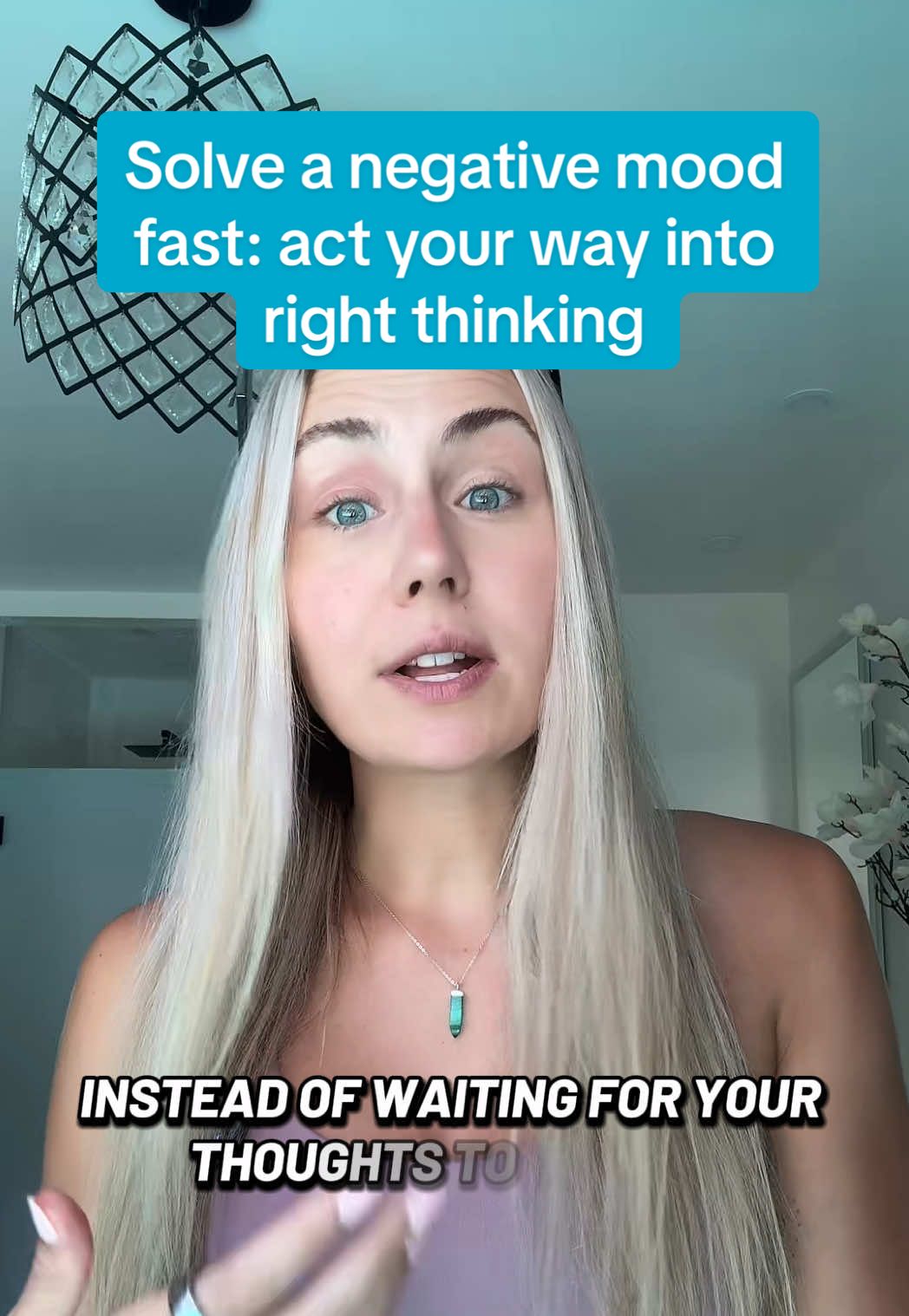 A negative mindset does not mean the rest of your day is doomed. Don’t wait for your mood to improve to do things you love, instead, act your way into a better mindset—move your body, meet up with friends, treat yourself, laugh out loud, or express gratitude. Each small action feeds the body and trains the mind to believe you are okay. Create your happiness; it all starts with you! #Inspirechange #bodyhacking #mindhacks  #fakeittilyoumakeit #moodshift 