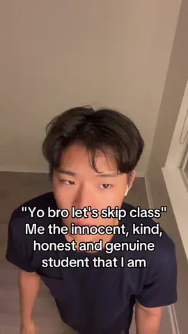 If you skip class you a bum ☹️ #fyp #relatable
