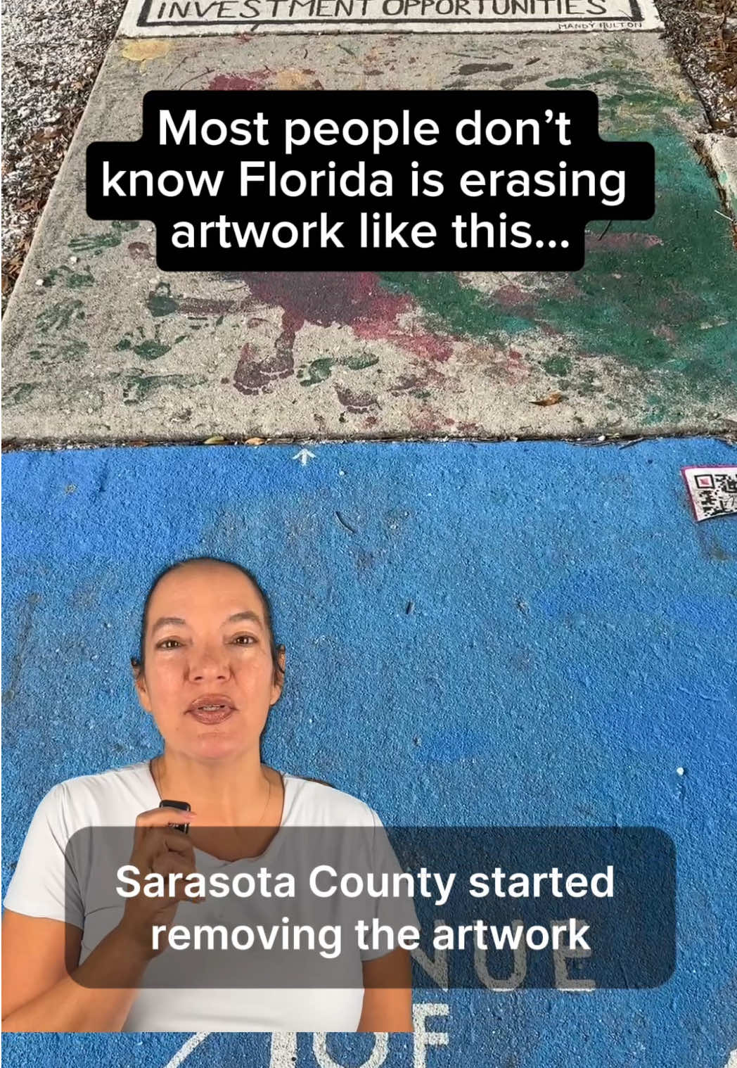 Florida is quietly erasing artwork like this… 🎨 🌞 Sarasota has always been a city built on creativity.  Hi, I’m Nabetsi and I live in Sarasota. I post all about local finds and And for Florida hidden gems. Follow me ! ✨ From the chalk murals at Burns Court (1515 Ringling Blvd) to the vibrant art lining Boulevard of the Arts and Pineapple Ave, the streets here have long told stories in color. 🎭 This passion for art runs deep. 🖼️ The Ringling Museum holds one of the largest private art collections in the country, and the Ringling School of Art + Design brings talent from all over the world to our little Gulf Coast city. 🌎 Art isn’t just decoration here—it’s part of Sarasota’s identity. ❤️ Seeing it disappear makes you realize just how important it is to protect and celebrate the artists who’ve shaped this community. Save this post and go explore Sarasota’s art scene while it’s still here. 🏙️ #Sarasota #FloridaHiddenGems #StreetArt #RinglingMuseum #artcommunity 