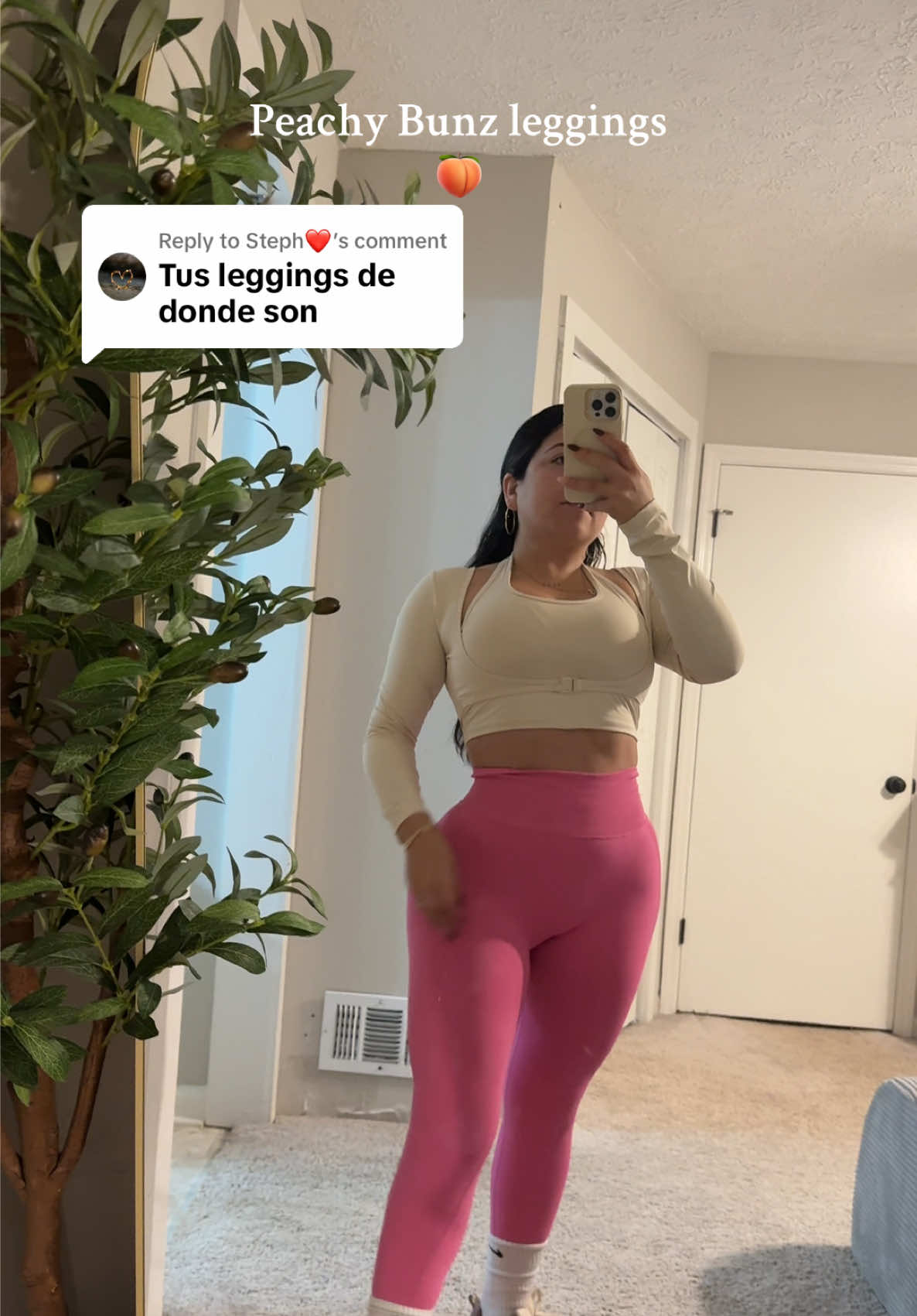 Replying to @Steph❤️ Este color me encantó ! @Peachy Bunz #tiktokshoplabordaysale #tiktokshopcreatorpicks #leggings #peachybunz 