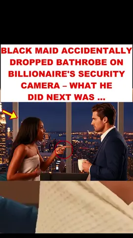 BLACK MAID ACCIDENTALLY DROPPED BATHROBE ON BILLIONAIRE'S SECURITY CAMERA – WHAT HE DID NEXT WAS …#usa🇺🇸 #story #cops 