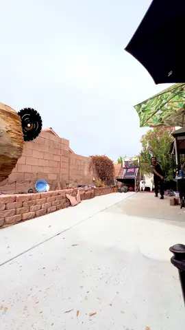 Just a long distance underhand 😁 #ninjaness #martialarts #ninjatraining 