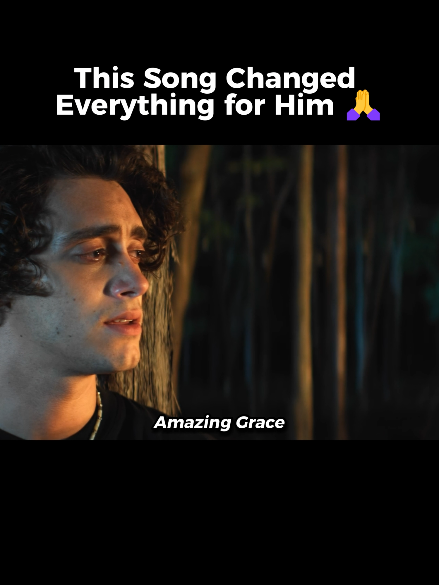 Sometimes it takes just one song for God to reach you. | A Week Away #AWeekAway #AmazingGrace #FaithThroughMusic #ChristianMovies #JesusSaves #GraceMoment #FaithInChrist #HopeInGod