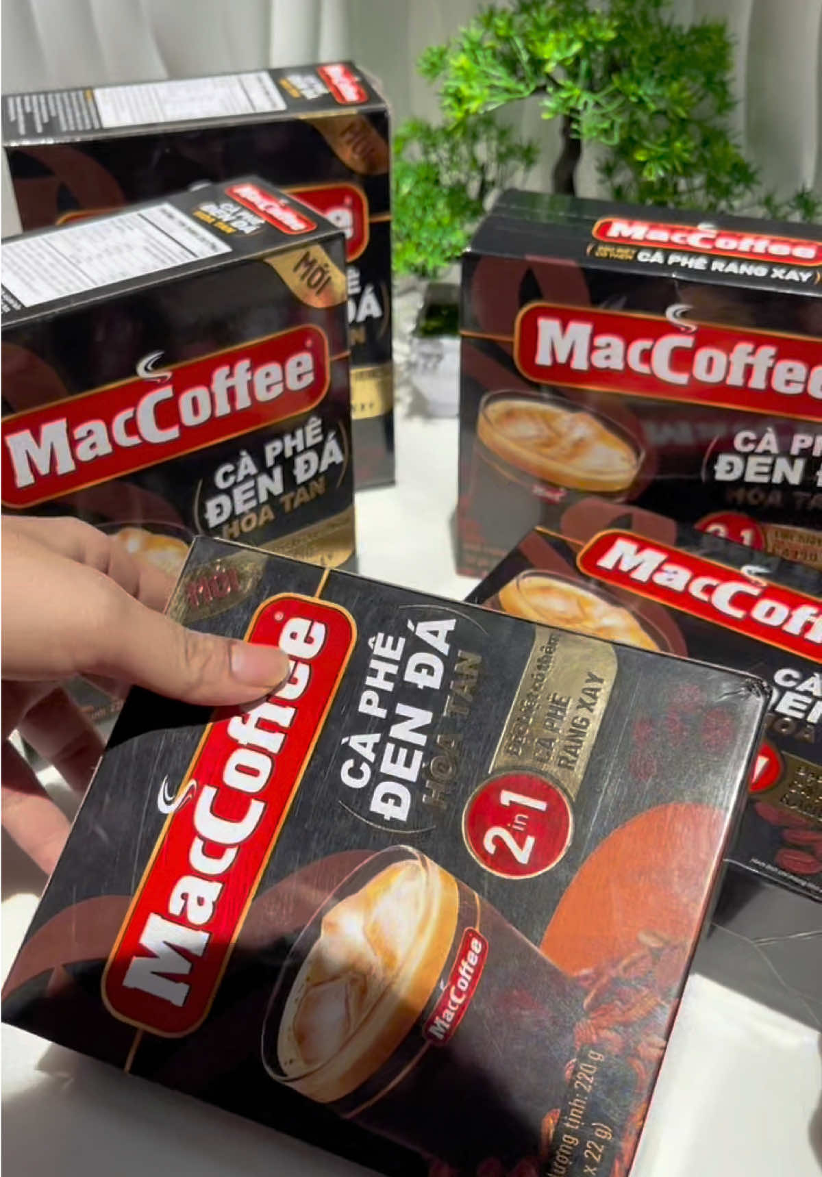 Combo 5 hộp 50 gói cà phê đen hoà tan hôm nay đang được trợ giá #caphe #caphepho #caphedenhoatan  @Lý Ngọc Gia Dụng 