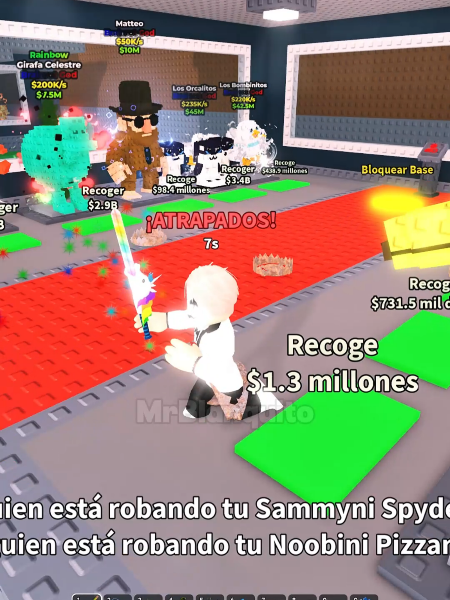 🔥¡El VERDADERO SACRIFICIO!🔥 #roblox #fyp #mrblanquito #brainrot #robloxmemes