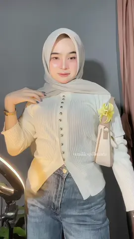 #atasanrajut #atasanrajutslimfit #ideoutfit #inspirasioutfit #ramedong 