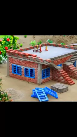 Mini construction part 2 #minibuilding #tinyhouse #miniconstruction #foryou #viralvideo 