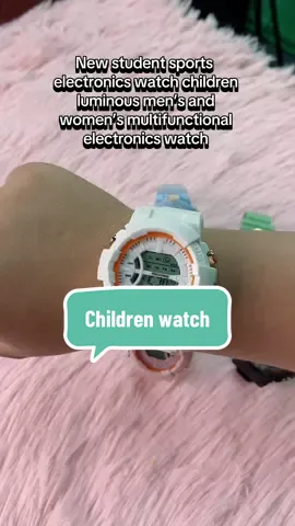 New student sports  electronics watch children luminous men’s and women’s multifunctional electronics watch 