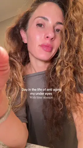 PART 1: My extra bish routine to help with dark circles, puffiness, lines and wrinkles!! #undereyecircles #puffyeyes #antiagingtips #diml #creatorsearchinsights 