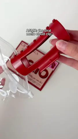 ASMR of the most comfortable claw clip ever ♡ #clawclip #asmr #flexibleclawclip #squishy #hairinspo  