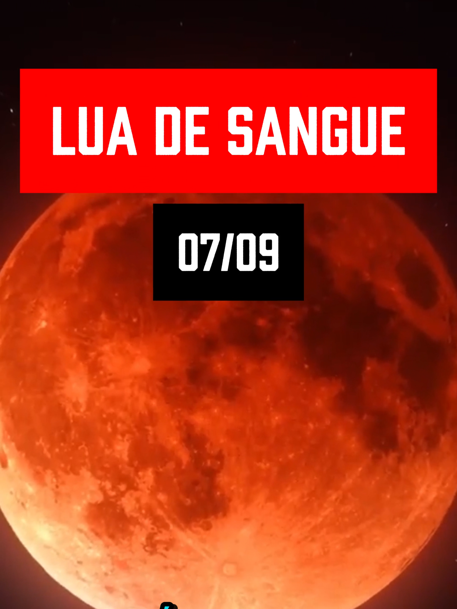 Prepare-se: Lua de Sangue vai acontecer neste domingo (07/09) #eclipselunartotal #luadesangue #bloodmoon #astronomia #noticia #lua