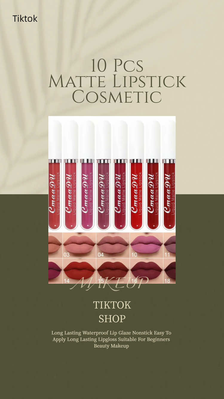 ¡Super fáciles! Labiales Mate.#tiktokshop#fyp #makeuptutorials #makeuphacks #beauty  
