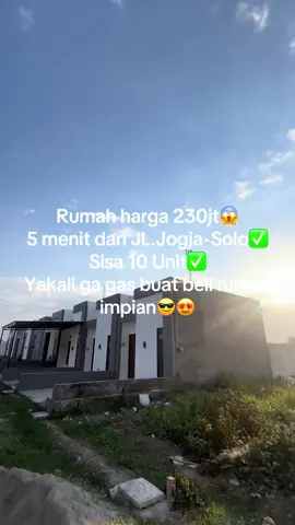 Harga 230juta😱 Lokasi strategis ✅ 5 menit dari Jalan Jogja-Solo✅ 📍MRISEN, JUWIRING, KLATEN Ya kali ga jadi salah satu rumah impian kamu🤫😉🥰🤩🏡 . INFO LEBIH LANJUT : 0881-0805-73167 (EVA)  #perumahanmurah #rumahmurahsolo #perumahanklaten #klatenfyp #rumahmewah 