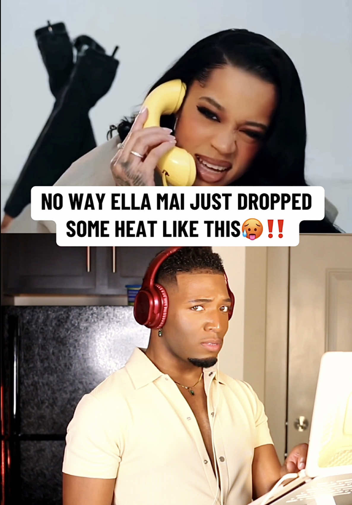 OH SHE WENT SO HARD😨‼️ @ellamai #ellamai #rnb #rnbvibes #newmusic #musicfyp 