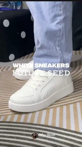 The new released white sneakers from future seed. #newshoes #sneakershoes #whiteshoes 
