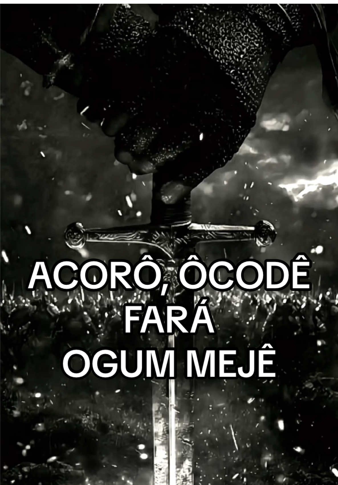 Ogum Mejê, acorô, ôcodê #ogum #orixas #candomblé #fyp #umbanda 