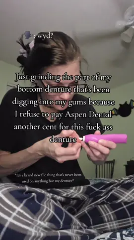 Cries in American 😭 #dentures 