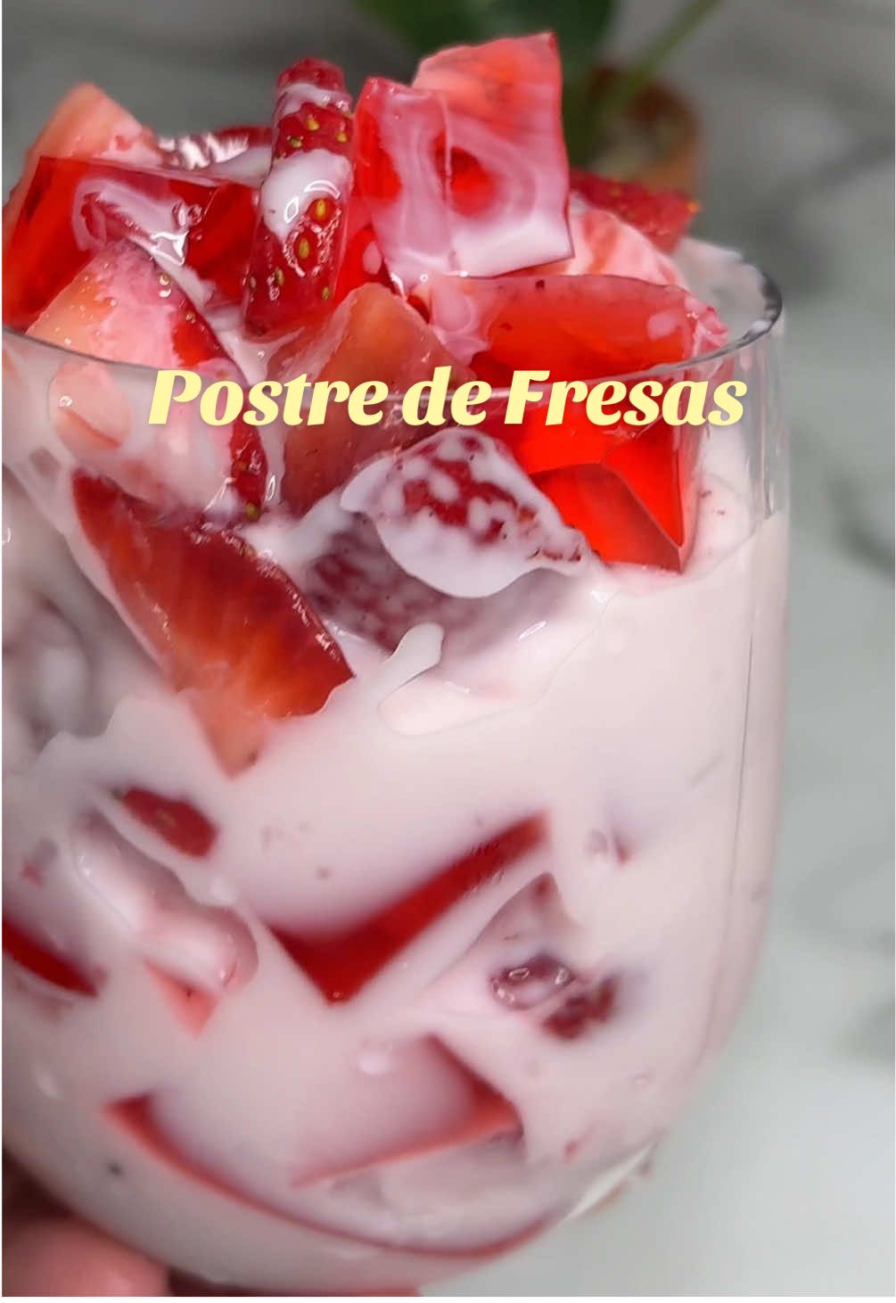 #postres #yogurt #fresas 