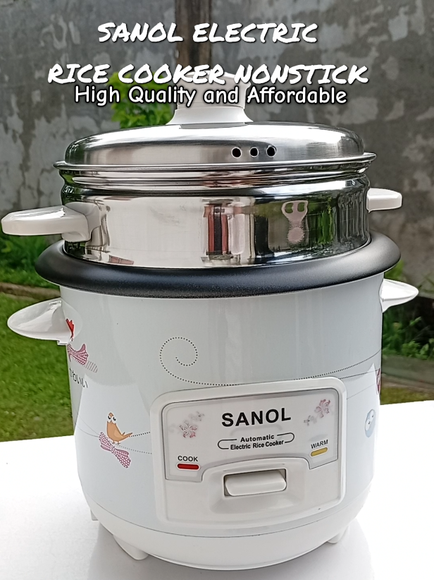SANOL NON-STICK RICE COOKER  CAPACITY:1.5L/2L/3L #ricecooker #sanolricecooker #appliances #kitchenware  #creatorsearchinsights 